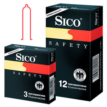 Sico Safety - Презервативы классические - купить в секс шопе Sico Safety - Презервативы классические - купить в секс шопе