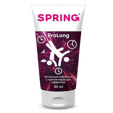Spring Prolong, 50 мл, Лубрикант с охлаждающим эффектом Spring Prolong, 50 мл, Лубрикант с охлаждающим эффектом