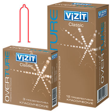Vizit Overture Classic - Презервативы классические - купить в секс шопе Vizit Overture Classic - Презервативы классические - купить в секс шопе