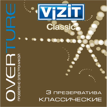 Vizit Overture Classic, Презервативы классические Vizit Overture Classic, Презервативы классические