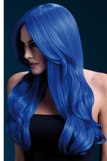 Fever Khloe Wig Neon Blue, Парик, с длинными волосами Fever Khloe Wig Neon Blue, Парик, с длинными волосами