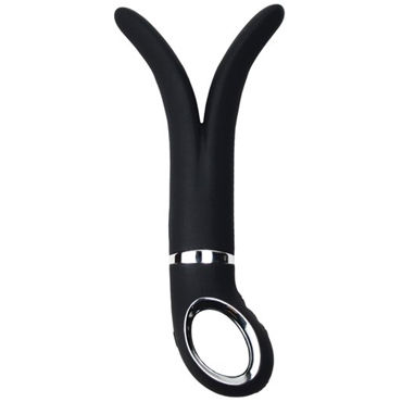 Fun Toys Gvibe 2, черный, Вибратор анатомической формы с тремя моторчиками Fun Toys Gvibe 2, черный, Вибратор анатомической формы с тремя моторчиками