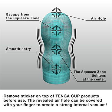 Tenga Deep Throat Cool Edition - Мастурбатор с охлаждающим эффектом, имитирующий оральный секс - купить в секс шопе Tenga Deep Throat Cool Edition - Мастурбатор с охлаждающим эффектом, имитирующий оральный секс - купить в секс шопе