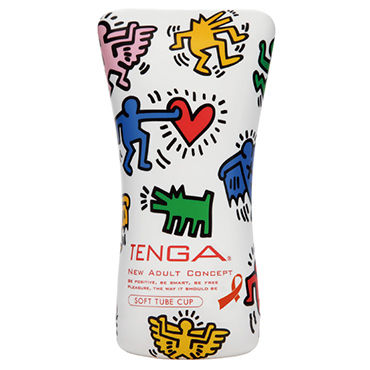 Tenga Soft Tube, Keith Haring Edition, Мастурбатор в мягкой тубе, лимитированный выпуск Tenga Soft Tube, Keith Haring Edition, Мастурбатор в мягкой тубе, лимитированный выпуск