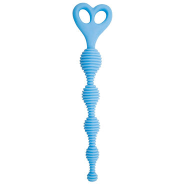 Topco Bum Buddies Anal Beads, Анальная цепочка с рифлеными шариками Topco Bum Buddies Anal Beads, Анальная цепочка с рифлеными шариками