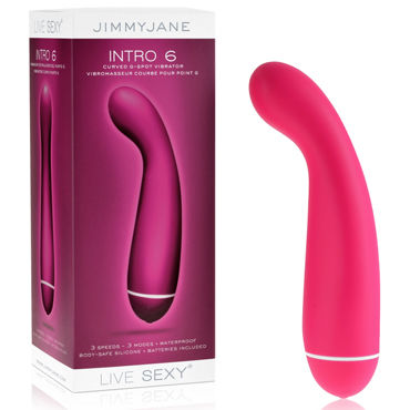 JimmyJane Intro 6, розовый - Вибратор для точки G - купить в секс шопе JimmyJane Intro 6, розовый - Вибратор для точки G - купить в секс шопе