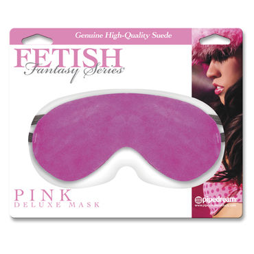 Pipedream Fetish Fantasy Pink Delux Mask, Замшевая маска на глаза Pipedream Fetish Fantasy Pink Delux Mask, Замшевая маска на глаза