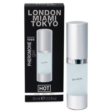 Hot London Miami Tokio Man, 15мл, Мужской гель-концентрат феромонов Hot London Miami Tokio Man, 15мл, Мужской гель-концентрат феромонов