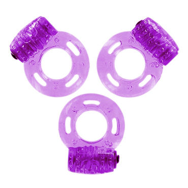 LoversPremium Pleasure Rings, фиолетовый - фото, отзывы LoversPremium Pleasure Rings, фиолетовый - фото, отзывы