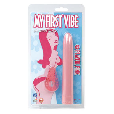 Topco My First Vibe with Bonus Vibe Ring, розовый - фото, отзывы Topco My First Vibe with Bonus Vibe Ring, розовый - фото, отзывы