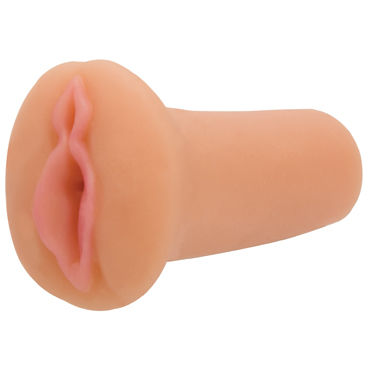 Topco TLC CyberSkin Pussy To Go Stroker, Компактный мастурбатор Topco TLC CyberSkin Pussy To Go Stroker, Компактный мастурбатор