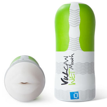 Topco FunZone Vulcan Love Skin Masturbator Wet Mouth, Мастурбатор-ротик в тубе Topco FunZone Vulcan Love Skin Masturbator Wet Mouth, Мастурбатор-ротик в тубе