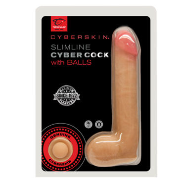 Topco CyberSkin SlimLine CyberCock with Balls - фото, отзывы Topco CyberSkin SlimLine CyberCock with Balls - фото, отзывы