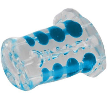 Topco CyberSkin Double Pleasure Comfort Grip Stroker, Ручной мастурбатор Topco CyberSkin Double Pleasure Comfort Grip Stroker, Ручной мастурбатор