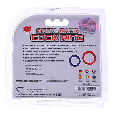 Новинка раздела Секс игрушки - Topco TLC A Real Mans Cock Ring Новинка раздела Секс игрушки - Topco TLC A Real Mans Cock Ring