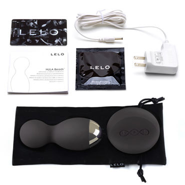 Lelo Hula Beads, черные - Вагинальные виброшарики c ротацией и дистанционным управлением - купить в секс шопе Lelo Hula Beads, черные - Вагинальные виброшарики c ротацией и дистанционным управлением - купить в секс шопе