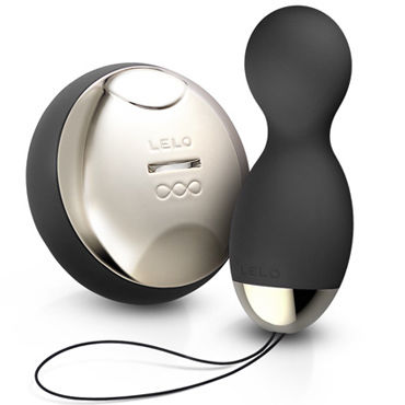 Lelo Hula Beads, черные, Вагинальные виброшарики c ротацией и дистанционным управлением Lelo Hula Beads, черные, Вагинальные виброшарики c ротацией и дистанционным управлением