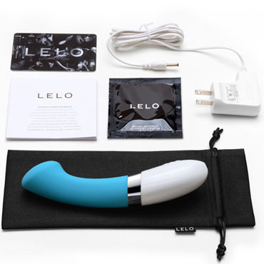 Lelo Gigi 2, голубой, Перезаряжаемый вибратор для стимуляции точки G и другие товары Lelo с фото Lelo Gigi 2, голубой, Перезаряжаемый вибратор для стимуляции точки G и другие товары Lelo с фото