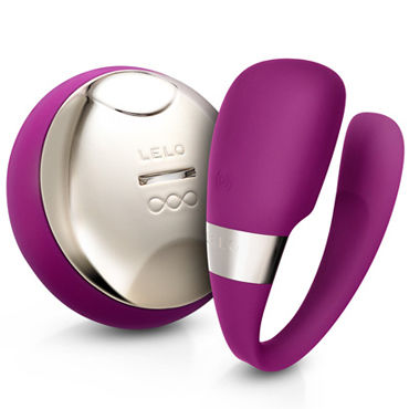 Lelo Tiani 3, фиолетовый, Усовершенствованный вибромассажер для пар, с дистанционным управлением Lelo Tiani 3, фиолетовый, Усовершенствованный вибромассажер для пар, с дистанционным управлением