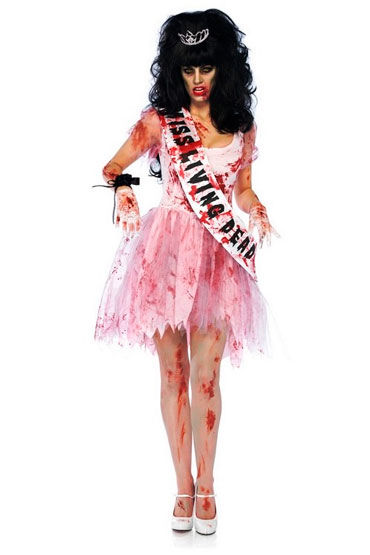 Leg Avenue Королева зомби, С короной и лентой ''Miss Living Dead'' Leg Avenue Королева зомби, С короной и лентой ''Miss Living Dead''