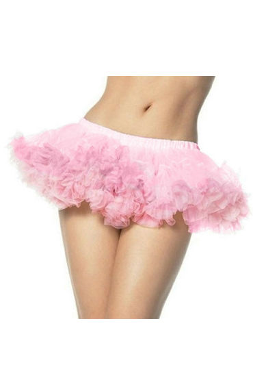 Leg Avenue мини-юбка, розовая, Кружевная, на резинке Leg Avenue мини-юбка, розовая, Кружевная, на резинке
