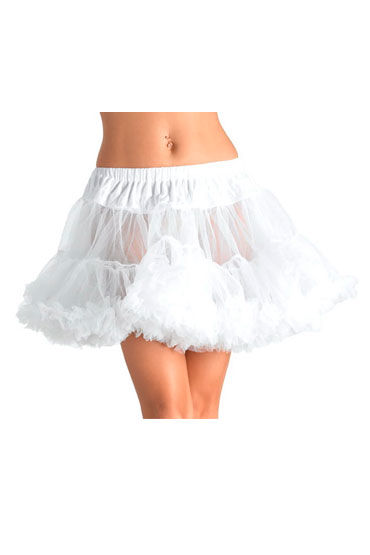 Leg Avenue подъюбник, белый, Полупрозрачный, пышный Leg Avenue подъюбник, белый, Полупрозрачный, пышный