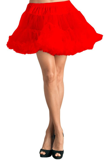 Leg Avenue подъюбник, красный, Полупрозрачный, пышный Leg Avenue подъюбник, красный, Полупрозрачный, пышный