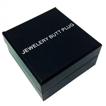 Butt Plug Silver Small, оранжевый - Малая анальная пробка, украшена кристаллом - купить в секс шопе Butt Plug Silver Small, оранжевый - Малая анальная пробка, украшена кристаллом - купить в секс шопе