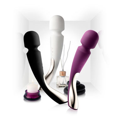 Lelo Smart Wand Medium, черный, Уникальный компактный массажер и другие товары Lelo с фото Lelo Smart Wand Medium, черный, Уникальный компактный массажер и другие товары Lelo с фото