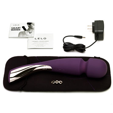 Lelo Smart Wand Medium, фиолетовый - Уникальный компактный массажер - купить в секс шопе Lelo Smart Wand Medium, фиолетовый - Уникальный компактный массажер - купить в секс шопе
