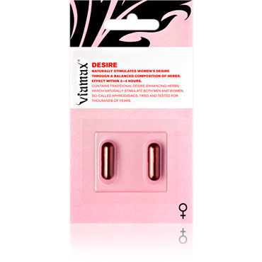 Viamax Desire, 2 шт, Возбуждающие капсулы для женщин Viamax Desire, 2 шт, Возбуждающие капсулы для женщин