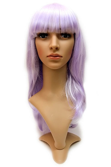 Courtney Wig, фиолетовый, Прямые длинные волосы с челкой Courtney Wig, фиолетовый, Прямые длинные волосы с челкой