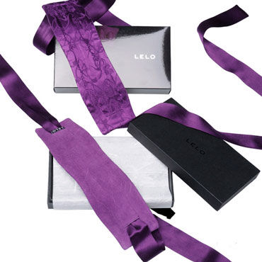 Lelo Etherea, фиолетовый, Роскошные шелковые наручники Lelo Etherea, фиолетовый, Роскошные шелковые наручники