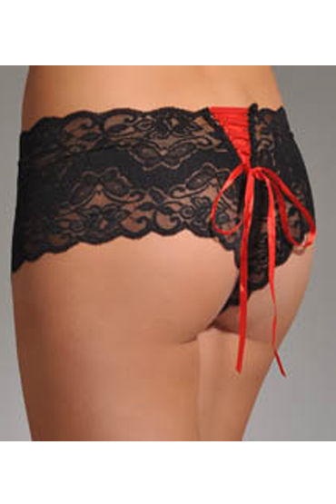 Leg Avenue трусики, белые, Кружевные, со шнуровкой сзади Leg Avenue трусики, белые, Кружевные, со шнуровкой сзади
