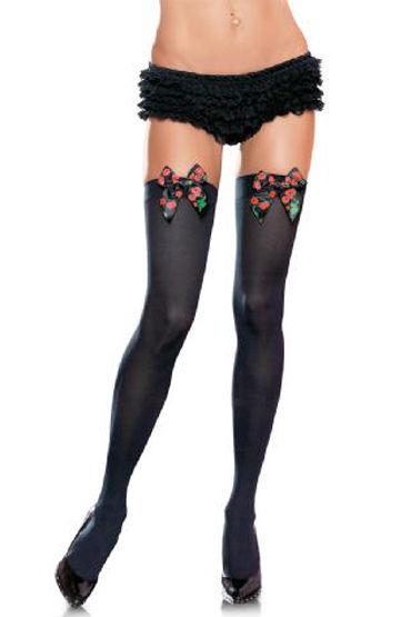 Leg Avenue чулки, С вишенками на бантиках Leg Avenue чулки, С вишенками на бантиках