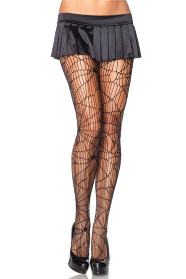 Leg Avenue Distressed, черные, С неравномерным переплетением нитей Leg Avenue Distressed, черные, С неравномерным переплетением нитей