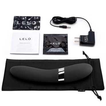 Lelo Elise 2, черный - Водонепроницаемый вибромассажер точки G с двумя моторчиками - купить в секс шопе Lelo Elise 2, черный - Водонепроницаемый вибромассажер точки G с двумя моторчиками - купить в секс шопе