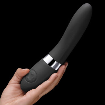 Lelo Elise 2, черный, Водонепроницаемый вибромассажер точки G с двумя моторчиками и другие товары Lelo с фото Lelo Elise 2, черный, Водонепроницаемый вибромассажер точки G с двумя моторчиками и другие товары Lelo с фото