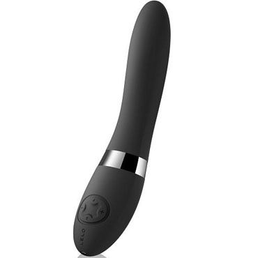 Lelo Elise 2, черный, Водонепроницаемый вибромассажер точки G с двумя моторчиками Lelo Elise 2, черный, Водонепроницаемый вибромассажер точки G с двумя моторчиками