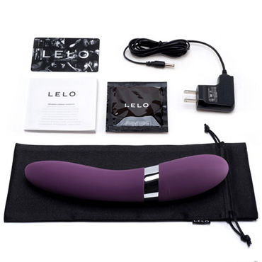 Lelo Elise 2, фиолетовый - Водонепроницаемый вибромассажер точки G с двумя моторчиками - купить в секс шопе Lelo Elise 2, фиолетовый - Водонепроницаемый вибромассажер точки G с двумя моторчиками - купить в секс шопе