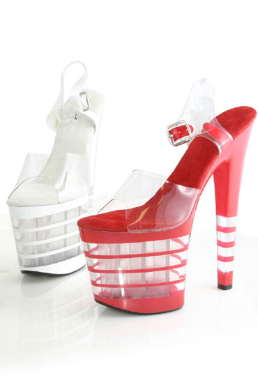 Ellie Shoes Stack, белый, Красивые босоножки на каблуке 21 см Ellie Shoes Stack, белый, Красивые босоножки на каблуке 21 см