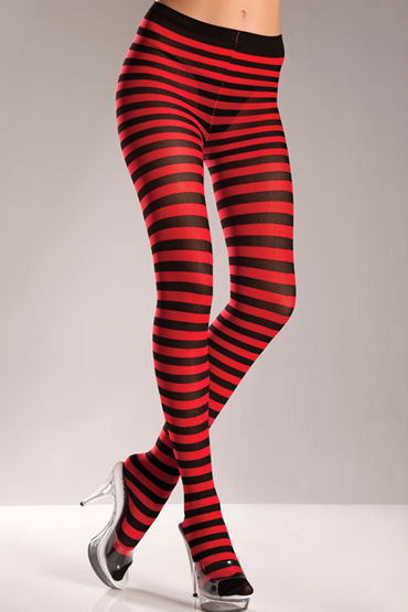 Bewicked Striped Tights, черно-красный, Колготки в игривую полоску Bewicked Striped Tights, черно-красный, Колготки в игривую полоску