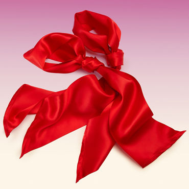 Sex & Mischief Silky Sash Restraint, красный, Ленты для связывания Sex & Mischief Silky Sash Restraint, красный, Ленты для связывания