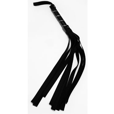 Sex & Mischief Jeweled Flogger, Кожаная плетка со стразами Sex & Mischief Jeweled Flogger, Кожаная плетка со стразами