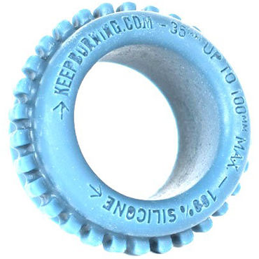 Keep Burning Grinder Ring, голубое, Эрекционное кольцо оригинальной формы Keep Burning Grinder Ring, голубое, Эрекционное кольцо оригинальной формы