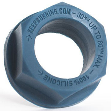 Keep Burning Lock Nutt, синее, Эрекционное кольцо оригинальной формы Keep Burning Lock Nutt, синее, Эрекционное кольцо оригинальной формы