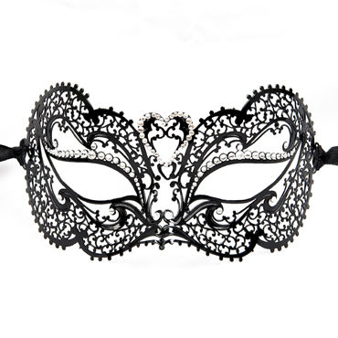 Luna Veneziana Alessia, Венецианская маска с кристаллами Swarovski Luna Veneziana Alessia, Венецианская маска с кристаллами Swarovski