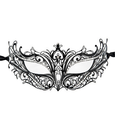 Luna Veneziana Rosa, Венецианская маска с кристаллами Swarovski Luna Veneziana Rosa, Венецианская маска с кристаллами Swarovski
