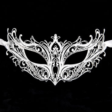 Luna Veneziana Adele, Венецианская маска с кристаллами Swarovski Luna Veneziana Adele, Венецианская маска с кристаллами Swarovski
