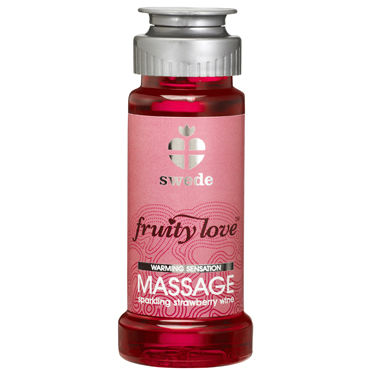 Swede Fruity Love Massage, 50мл, Лосьон для массажа с ароматом шампанского и клубники Swede Fruity Love Massage, 50мл, Лосьон для массажа с ароматом шампанского и клубники